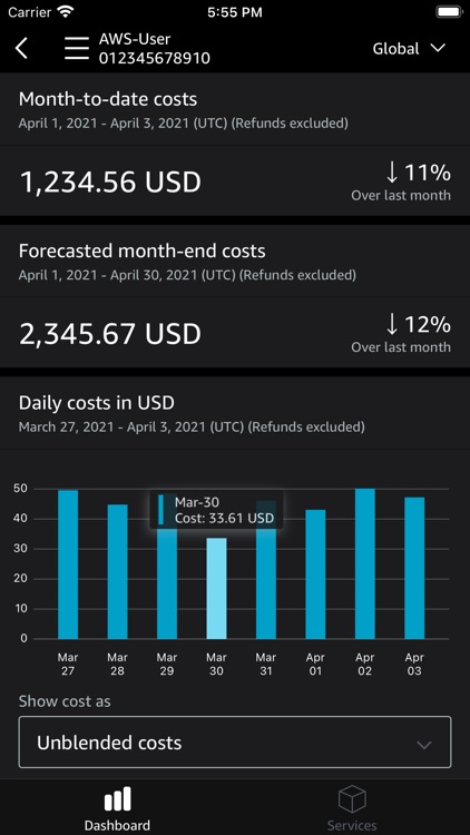 AWS Console screenshot-9