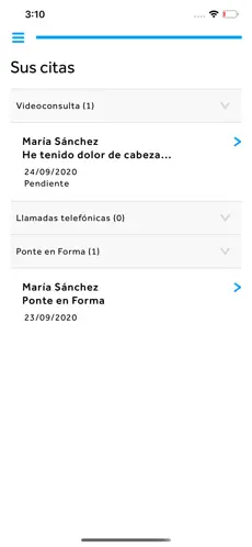 Screenshot 3 Movistar Salud iphone