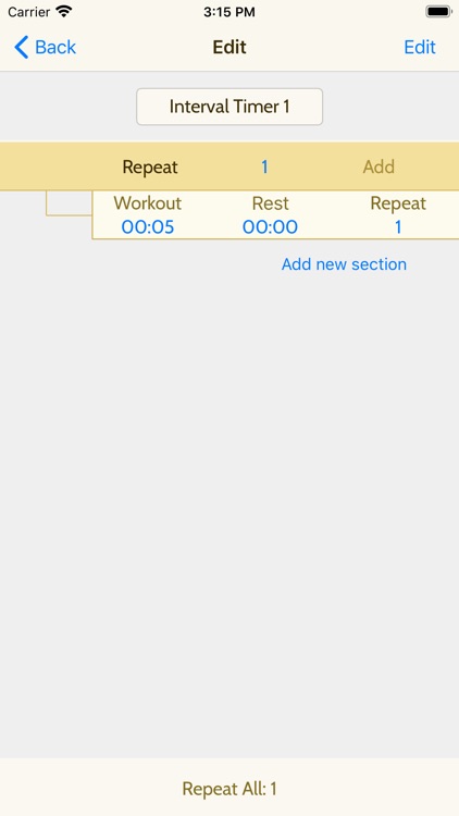 Precision Interval Timer