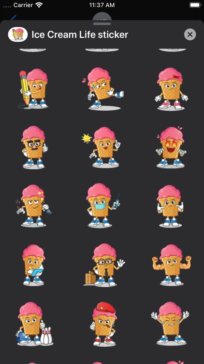 Ice Cream Life sticker