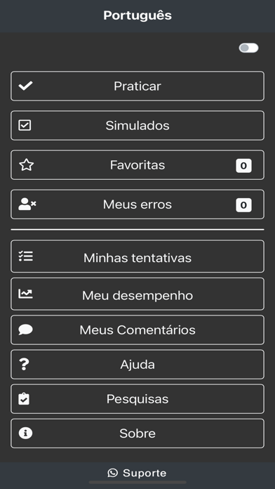 How to cancel & delete Concursos Públicos - Simulados from iphone & ipad 1