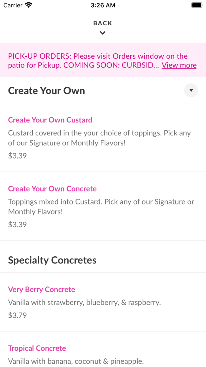 Curlys Frozen Custard