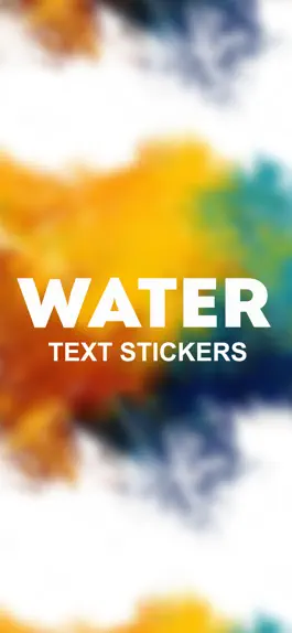 Game screenshot Watercolor Text Stickers mod apk