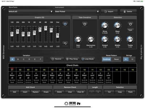 MIDI Strummer AUv3 Plugin screenshot 3