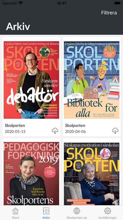 Skolportens magasin