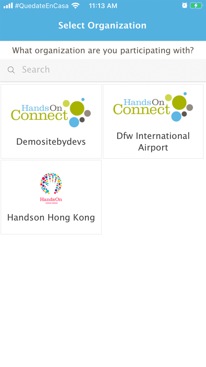HandsOn Connect Quick Check-In