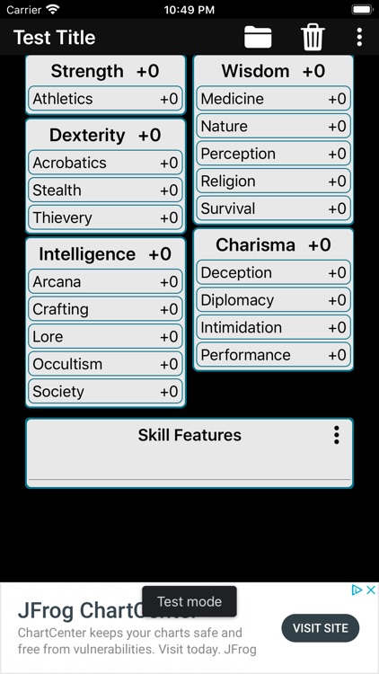 Second Edition Character Sheet