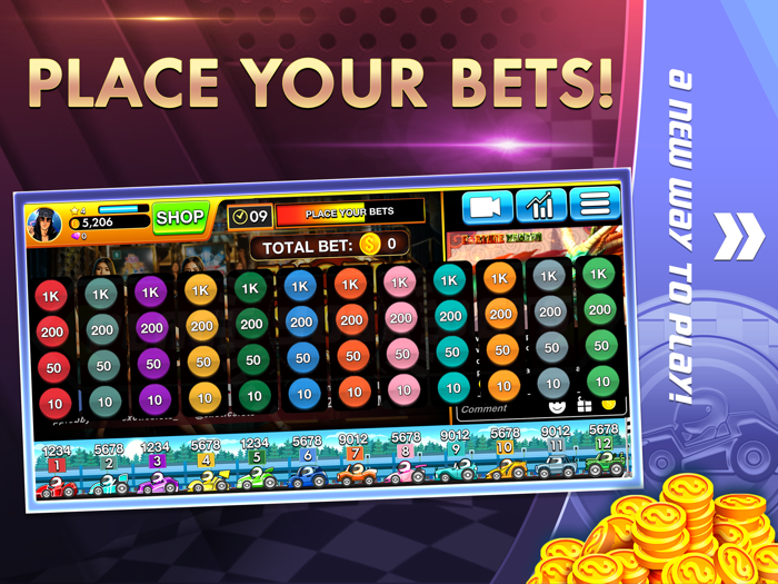 Exotic Slots - Live Racing