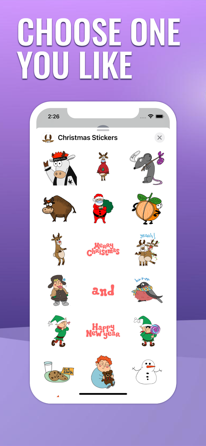 Holiday Christmas Sticker Pack