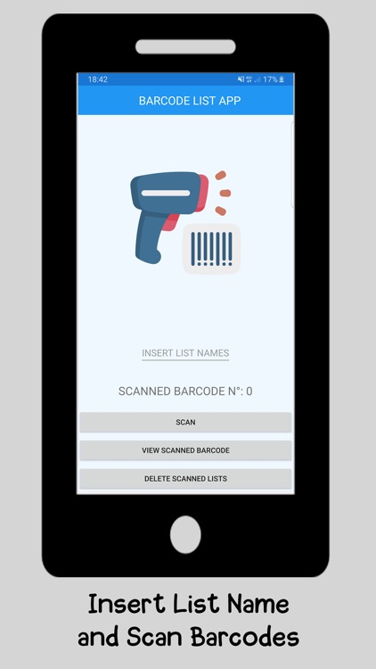 Barcode List App