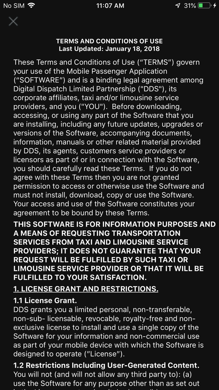 Yellow Cab Nanaimo App