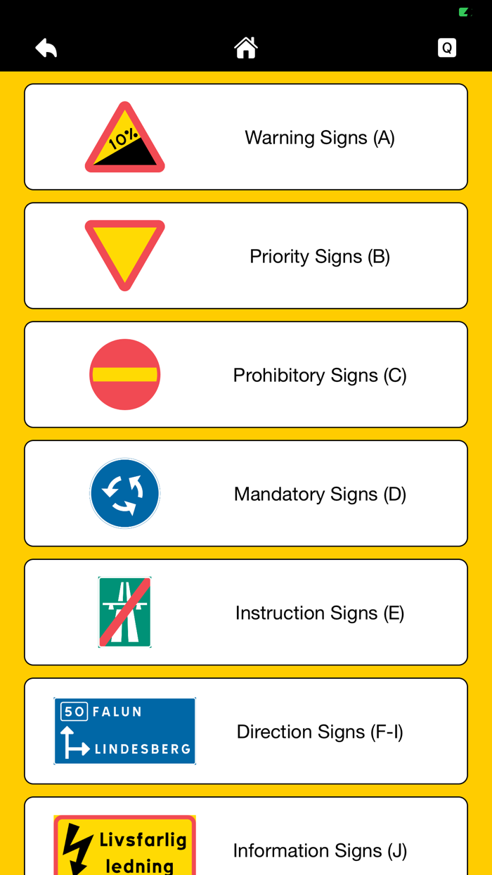 Swedish RoadSigns - Lite