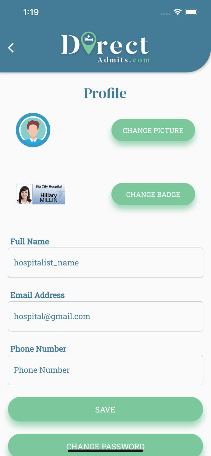 Direct Admit Hospitalist