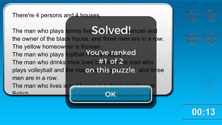 Zebra Logic Puzzle screenshot-4