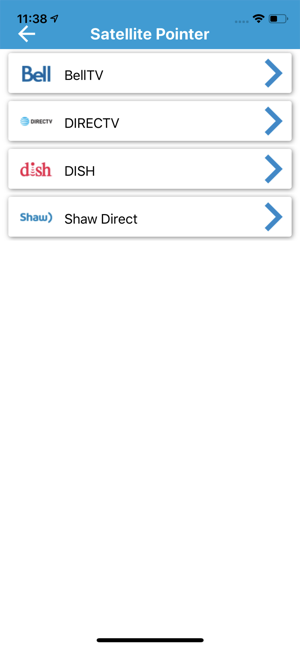 shaw direct satellite signal finder