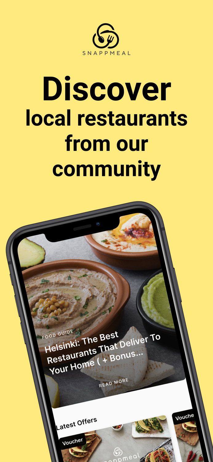 Snappmeal All-in-one Food App