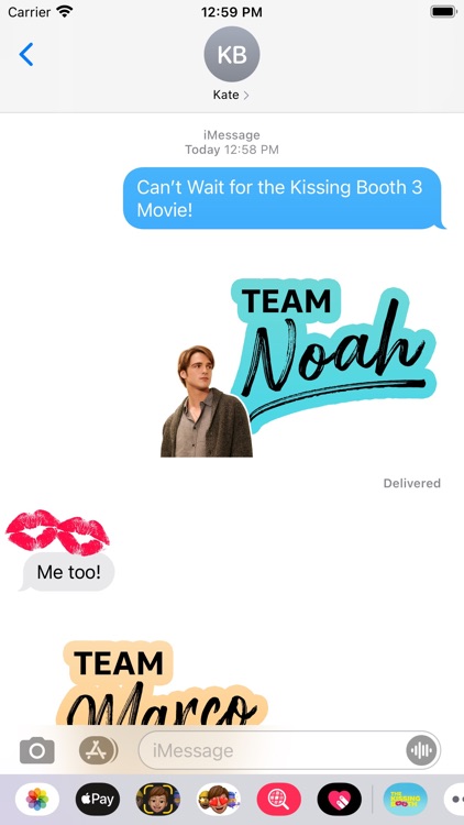 The Kissing Booth Stickers screenshot-3