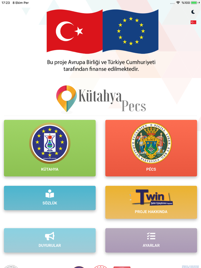 Kütahya-Pécs App
