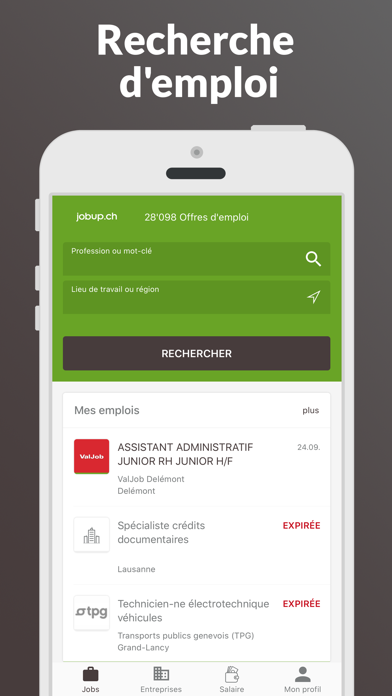 How to cancel & delete jobup.ch – Emplois en Romandie from iphone & ipad 1