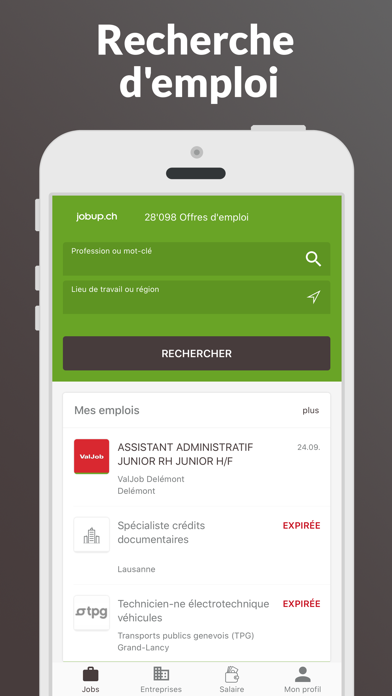 jobup.ch – Emplois en Romandieのおすすめ画像1