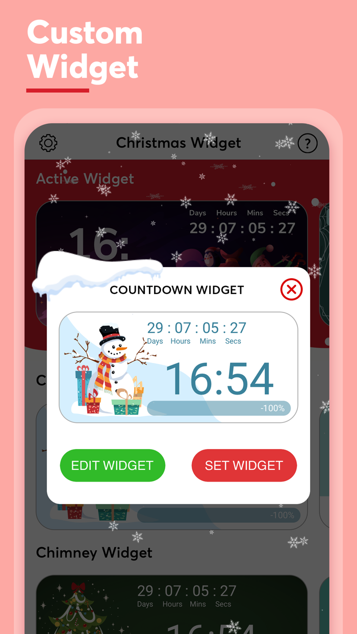 Christmas Countdown Widget 20