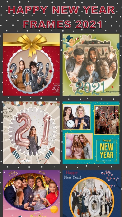 How to cancel & delete New Year Frames Photo Collage from iphone & ipad 1