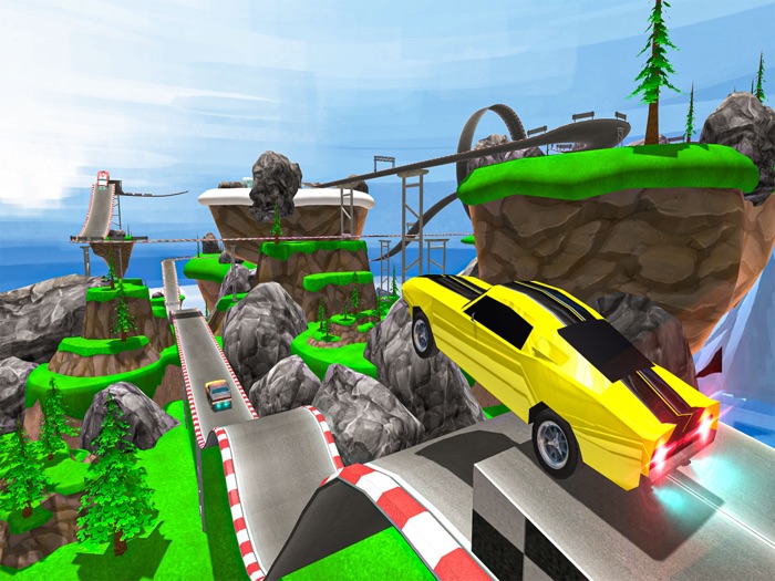 GT Extreme Mega ramp Car Stunt