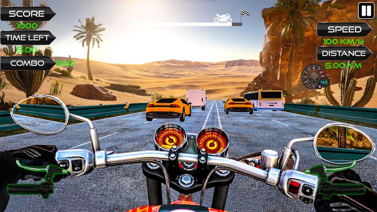 Moto Rider Highway Racer 3D screenshot-4