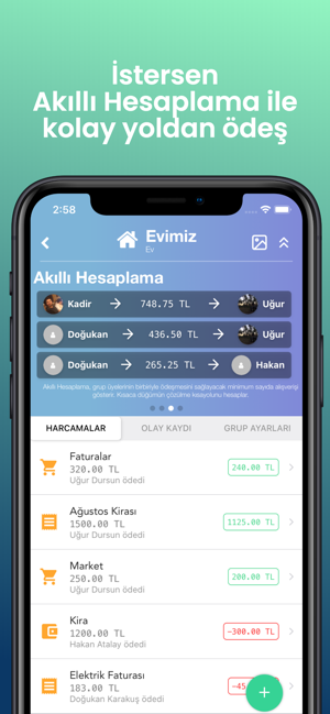 Ortak Hesap - Grup Harcamaları(圖5)-速報App