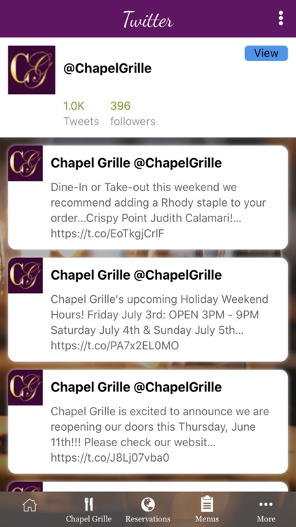 Chapel Grille Restaurant screenshot-3