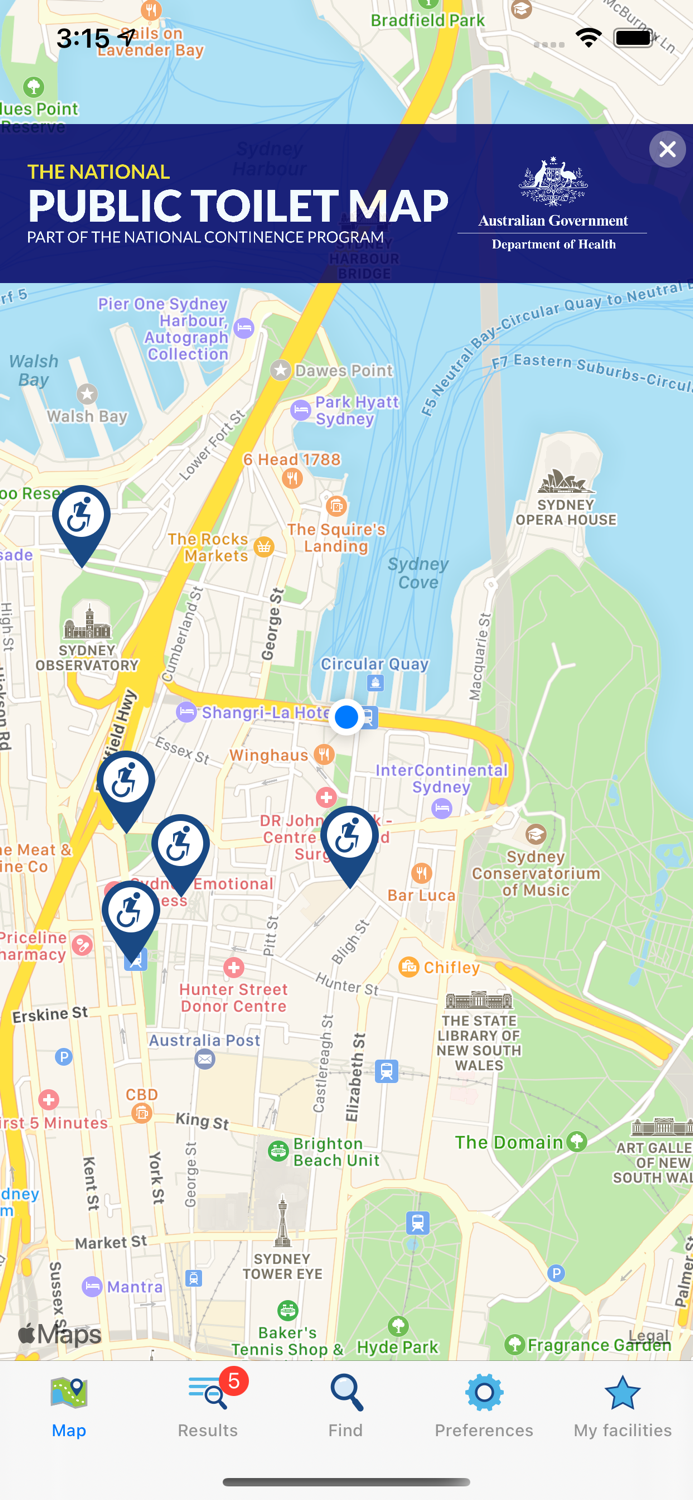 National Public Toilet Map