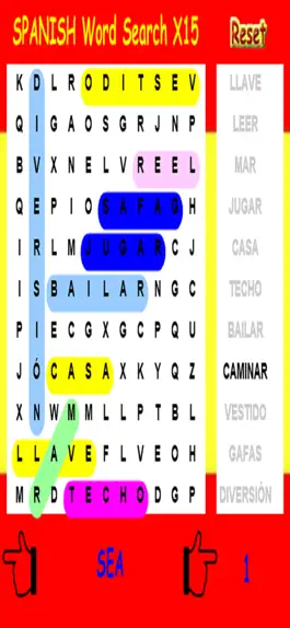 Game screenshot SLX Spanish Word Search mod apk