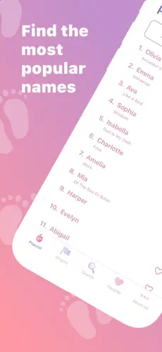 Screenshot 2 Nombres de Bebé: Baby Names iphone