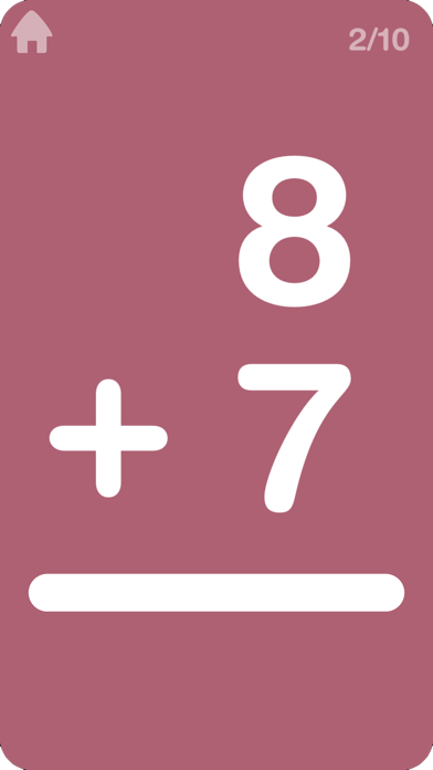 Big Math Flash Cards School screenshot 2