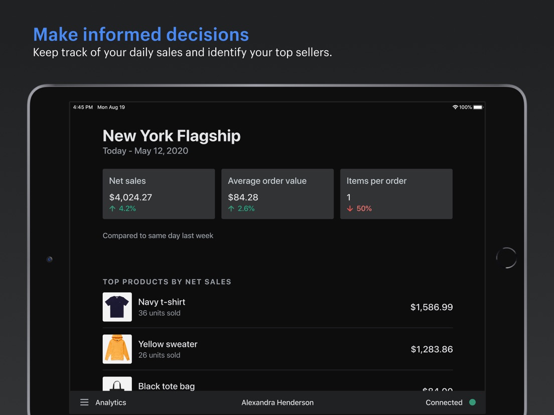 Shopify Point of Sale (POS) App voor iPhone, iPad en iPod touch