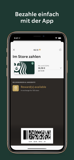 ?Starbucks Deutschland Screenshot