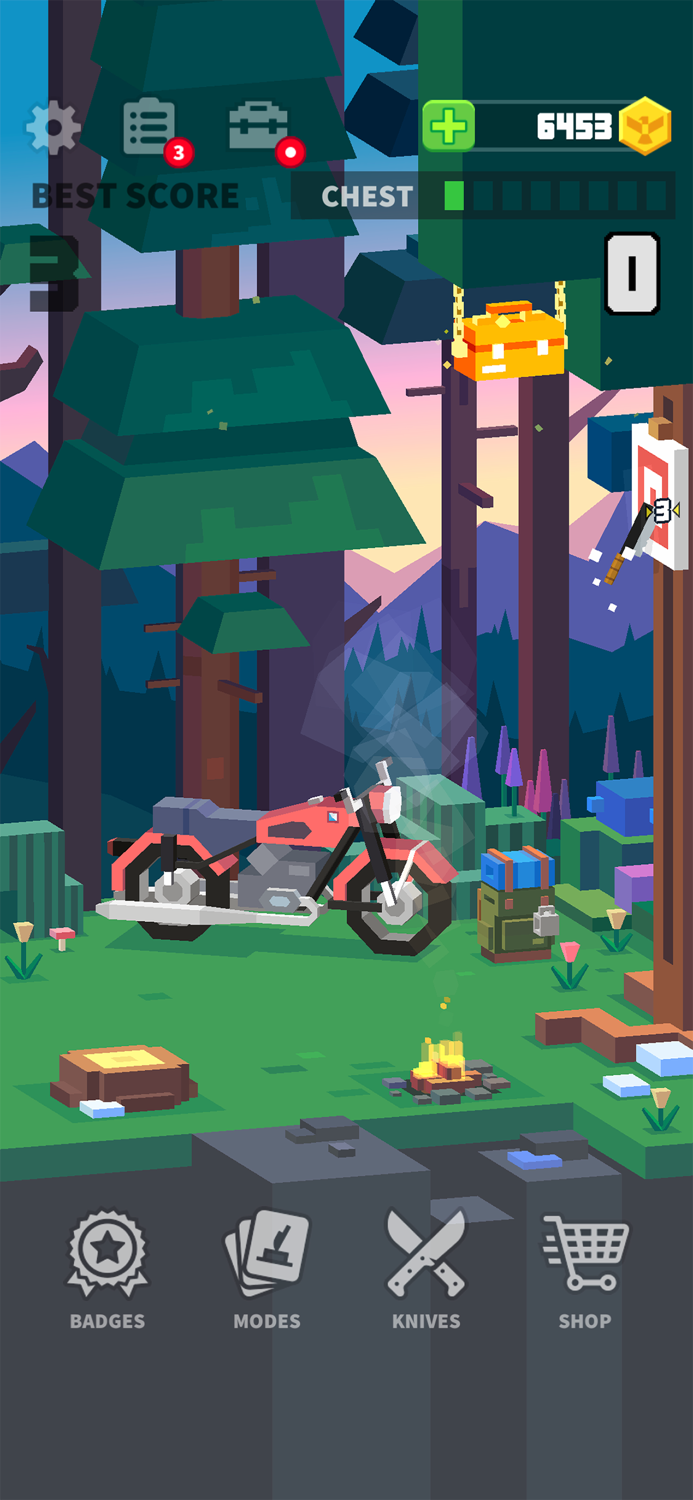 Flippy Knife 命中目標