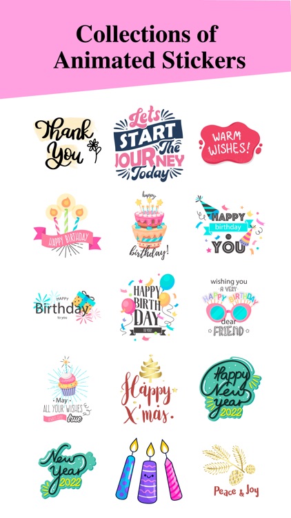 Animated Wishes Stickers Pack screenshot-4
