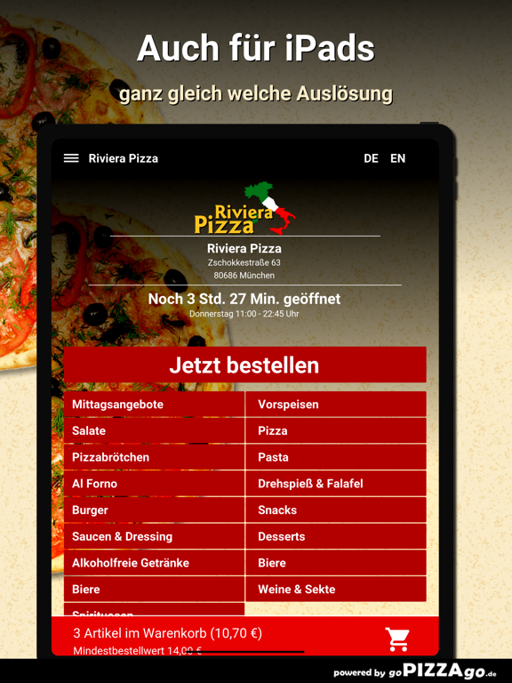Riviera Pizza München screenshot 7