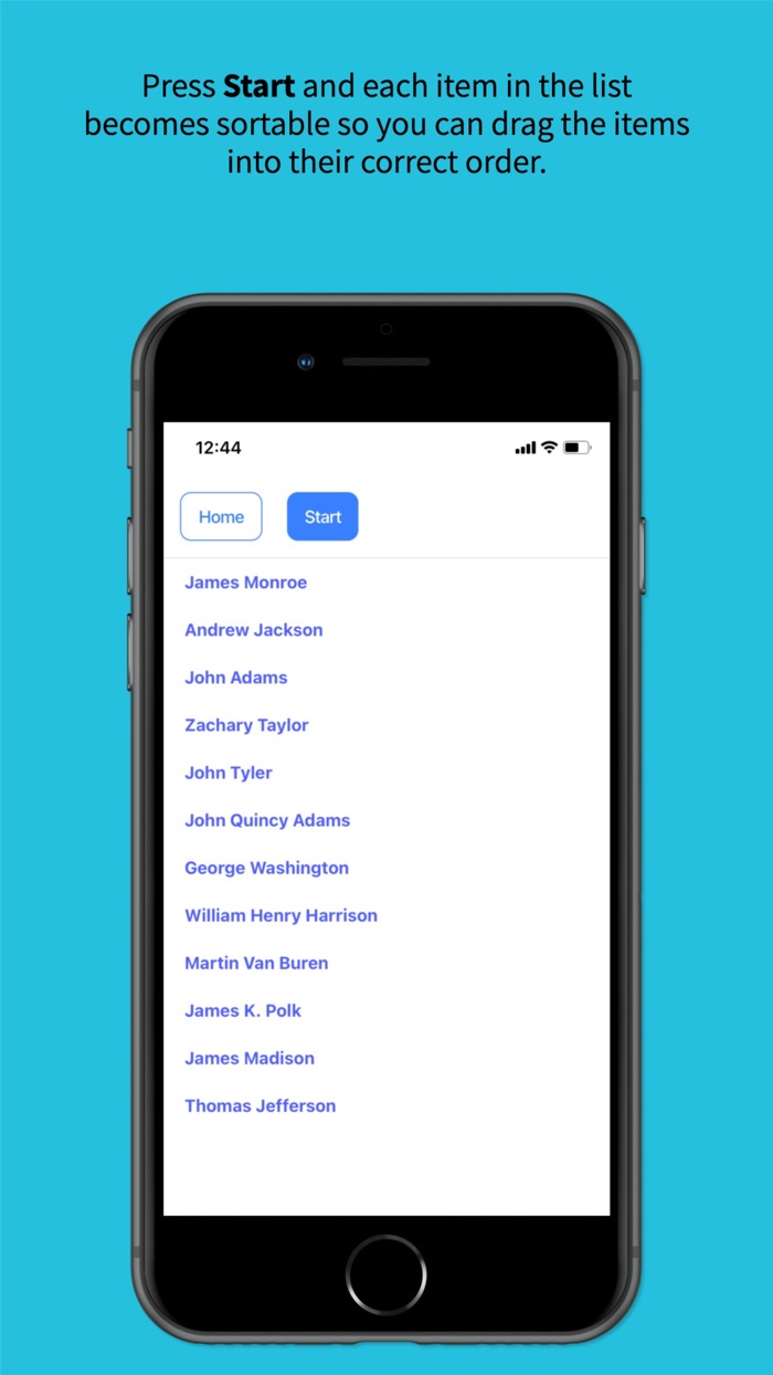 The HistoryOrder App