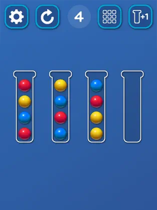 Captura 1 Poner Bolitas en Tubos Colores iphone