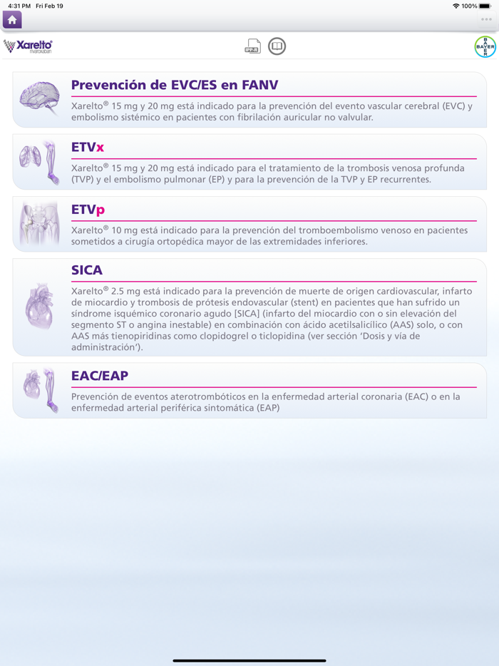 Xarelto Uso Responsable