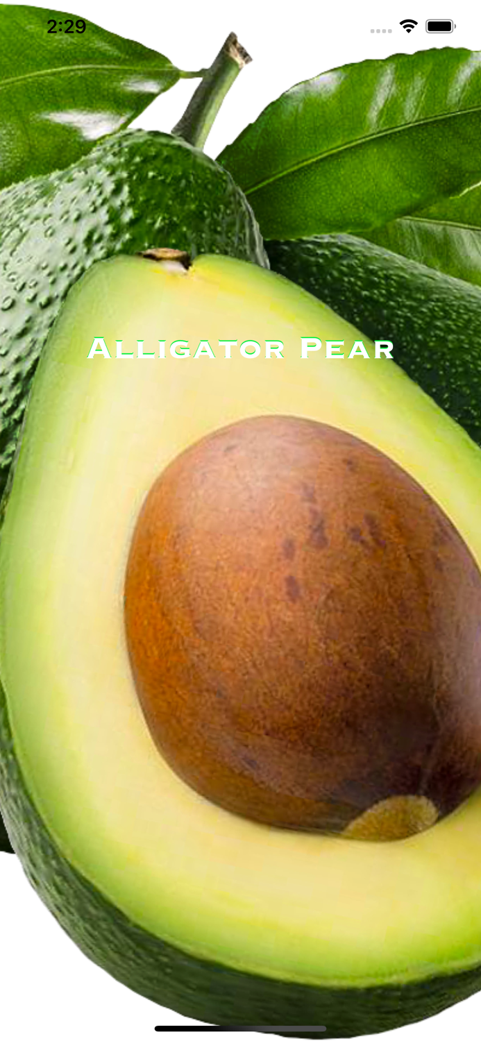 Alligator Pear