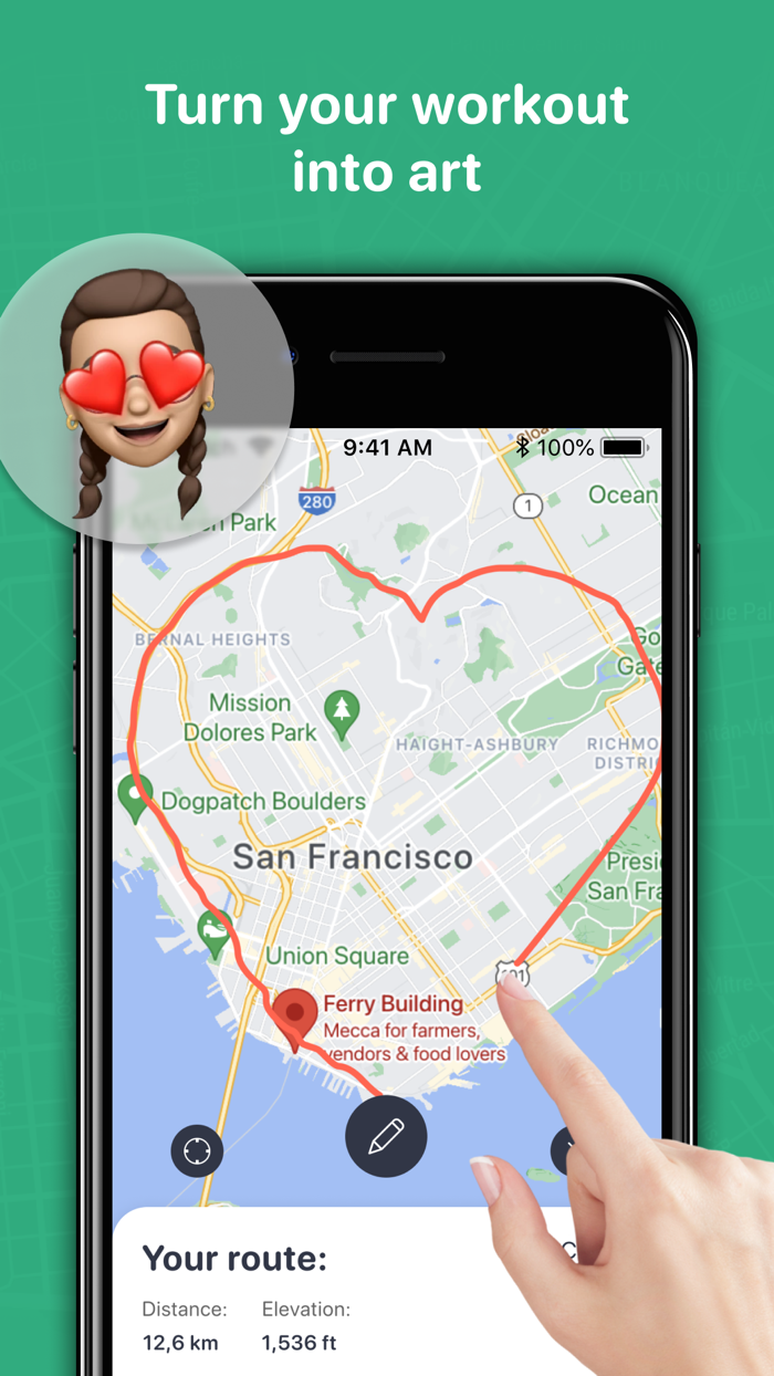 GPS ART run walk tracker goal