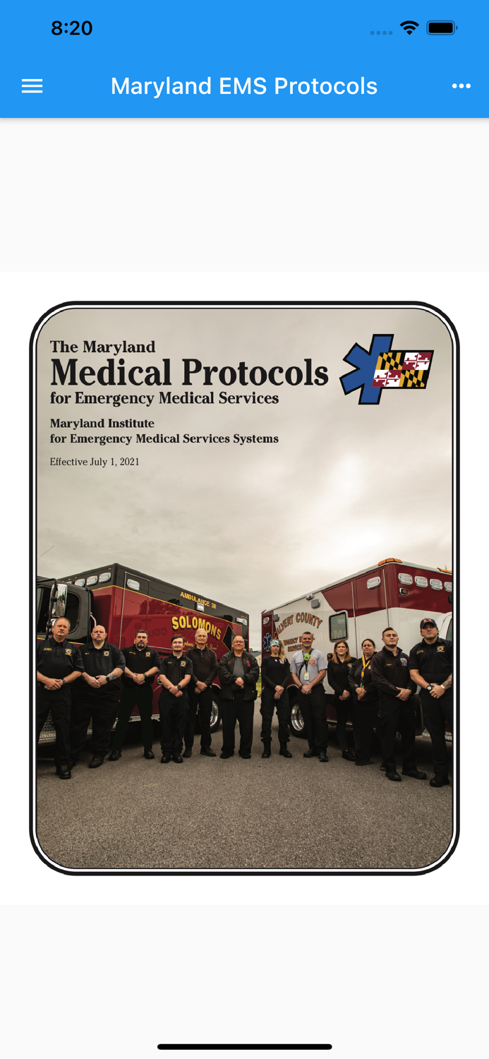 Maryland EMS Protocols 2021