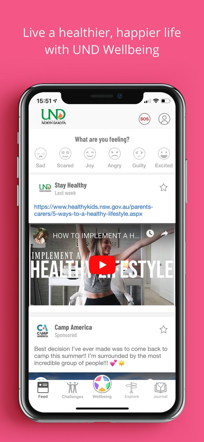 UND Wellbeing App