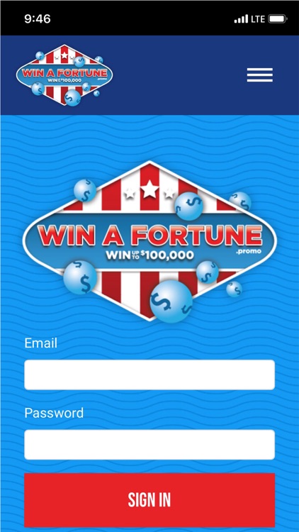 Win A Fortune Promo