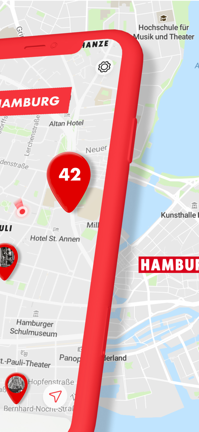 MOPO AR - Zeitreise in Hamburg