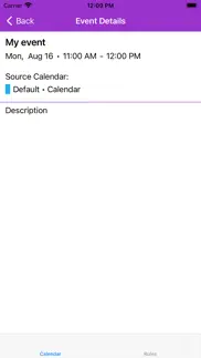 calendar genie iphone screenshot 1