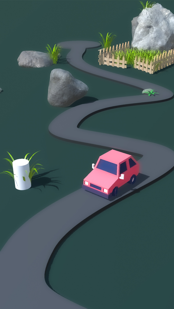 Small Town Car Driving